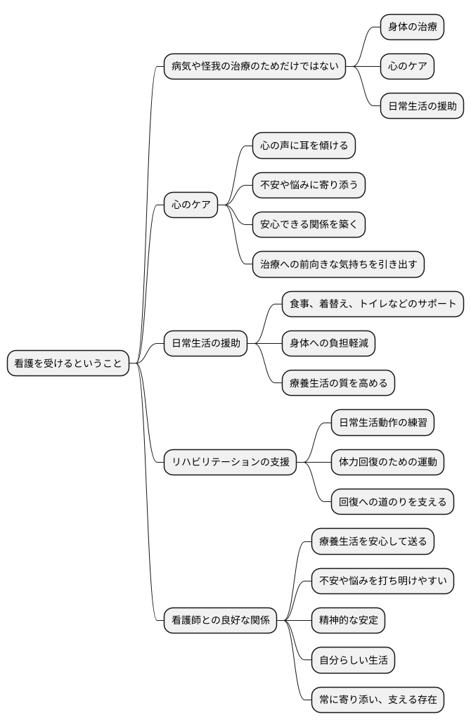 看護を受けるということ