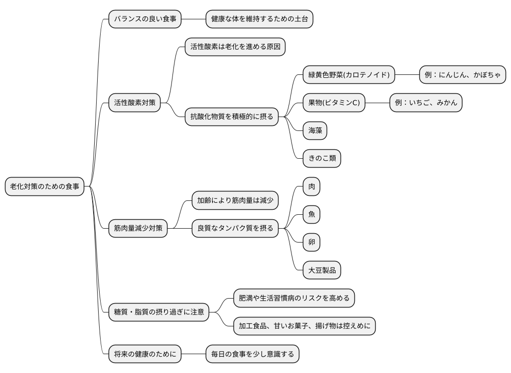 食事でできる対策