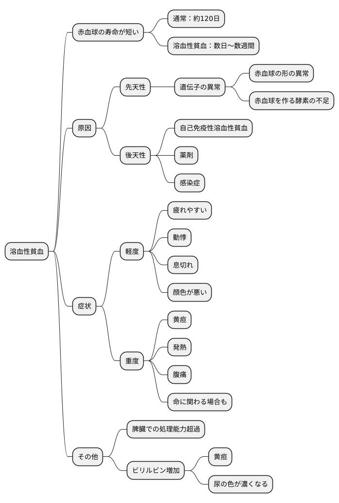 溶血性貧血とは