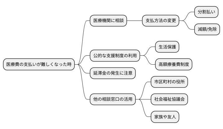 支払いが困難な場合の対応