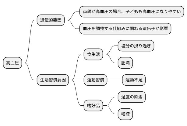 高血圧の要因