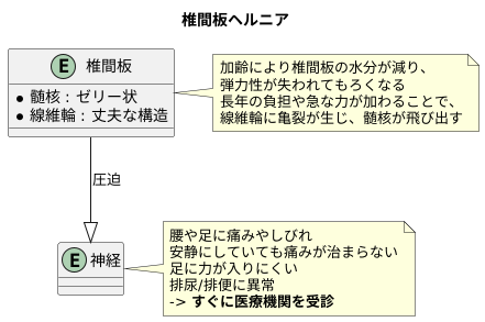 椎間板ヘルニアとは